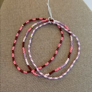 Gorjana Gigi Malibu Stripe Bracelet Set Of 3 New